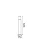 TORRE PT1 H80 NERO Ideal Lux 321639