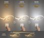 SE LED 120 ORBITA GOLD 3CCT WITH MEMORY 2 YEARS WARRANTY HOMELIGHTING 77-51155