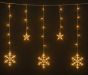 138Led Ασύμετρη Κουρτίνα Με Πρόγραμμα ,Μετασχηματιστή Ip44 Και Διακοσμητικές Φιγούρες ,Διάφανο Καλώδιο / Θερμό Λαμπάκι 250 x 80cm Lianos 23666