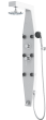 Sanitec Α 802 Στήλη Ντους Α-802-14-Metallic-Ice