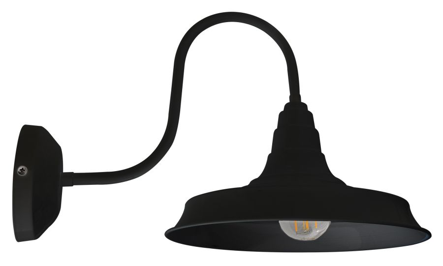 WLA 230 BK ΑΠΛΙΚΑ ΚΟΥΡΜΠΑ ΜΑΥΡΗ 1ΧΕ27 ARlight 0301164