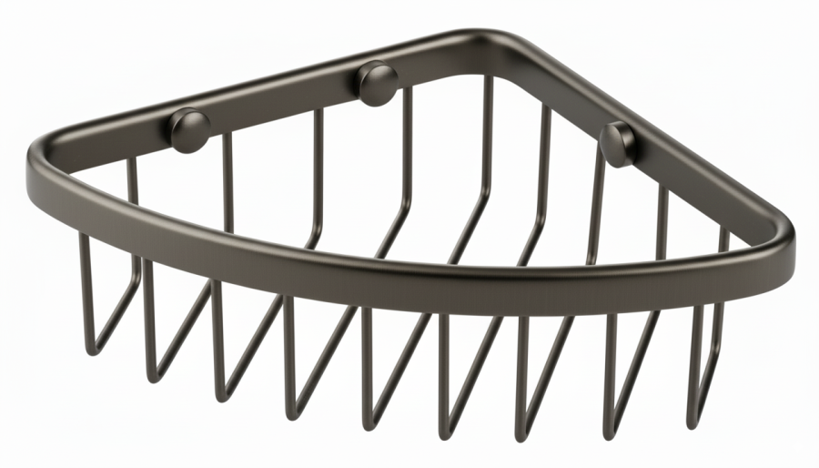 Σπογγοθήκη Γωνιακή Γραφίτης Bronze Art Σπογγοθήκες 16H8-81