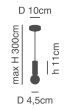 SE21-GM-4-BL3-GL3 ADEPT TUBE Gold Matt Pendant White Glass+ HOMELIGHTING 77-8654
