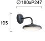 Απλίκα Κήπου LED Merline Viokef 4284600