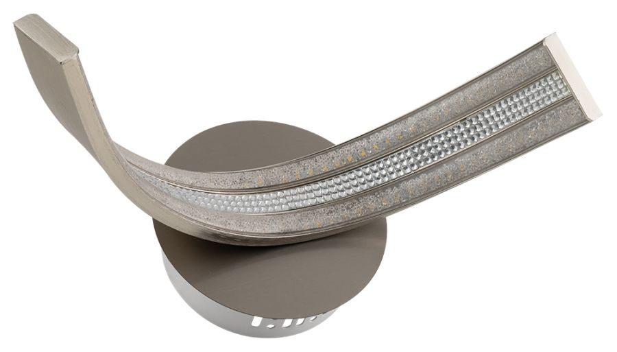 Απλίκα Led 16w 4000K 1120lm Ασημί Καμπύλη Ø20x14xH29cm WLC 677 SL ARlight 0304162