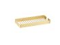 Σπογγοθήκη Επιτοίχια Sanco Monogram Brushed Brass 120443-AB12