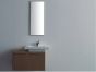 Σετ Έπιπλο Μπάνιου ECO-80BR 80 εκ.-Νιπτήρα τύπου Corian- Καθρέπτη 40*100 εκ. Χρώμα Light-oak FT21.080.002LO