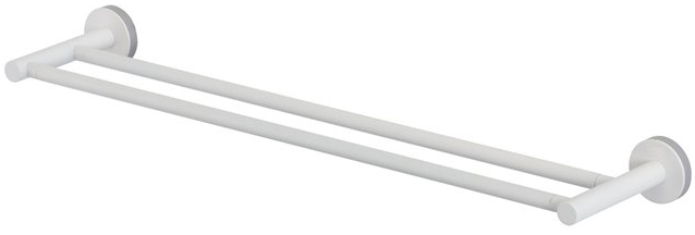 Πετσετοθήκη Διπλή Λευκό Bronze Art Fairmont MH08-42-AA