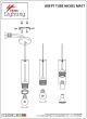 SE21-NM-5-NM3 ADEPT TUBE NICKEL MAT Nickel Matt Pendant+ HOMELIGHTING 77-8660