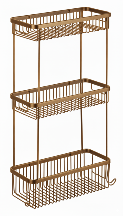 Τριπλή Γωνιακή Σπογγοθήκη Αντικέ Bronze Art Σπογγοθήκες 1698-41-3