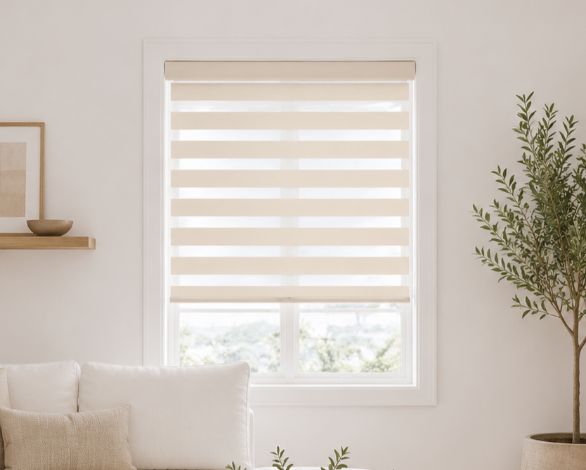 Double Ρόλερ Ρυθμιζόμενης Σκίασης 120x230cm Μπεζ MRShome DRD-BG120230