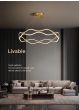 SE LED 60 ABER PENDANT GOLD 62W 3CCT 60x100cm IP20 220V 2 YEARS WARRANTY HOMELIGHTING 77-50684