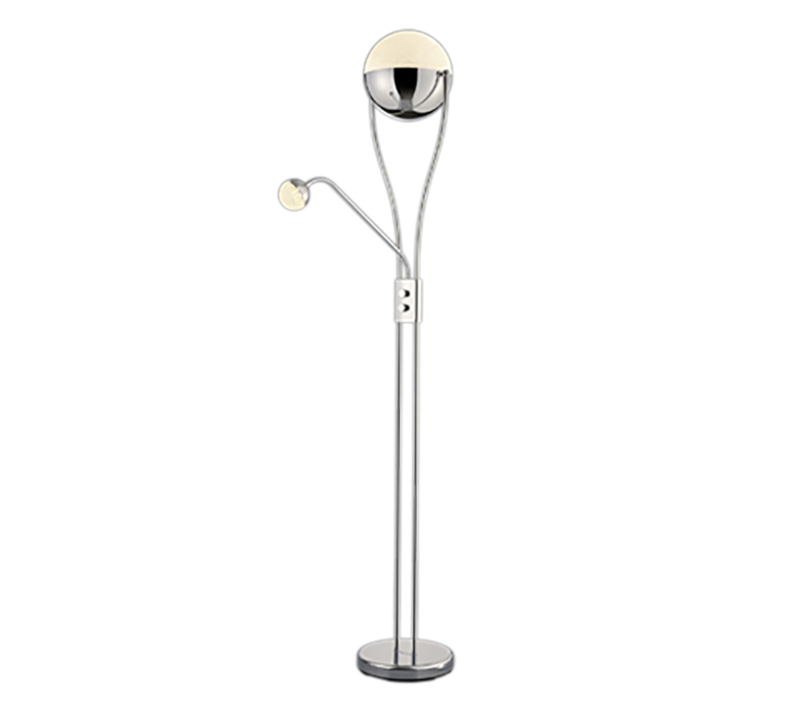  Φωτιστικό Δαπέδου Χρωμέ 25xH180cm  LED 18w 3000K 2000lm Trio Lighting Chris 478310206