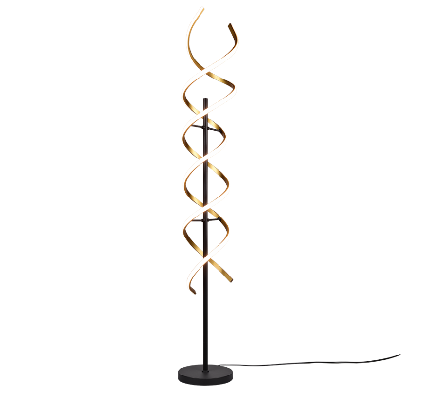 Φωτιστικό Δαπέδου Brass Mat 23xH150cm Led 32w 2300+3000+4000K 4000lm Trio Lighting Sequence 441810208
