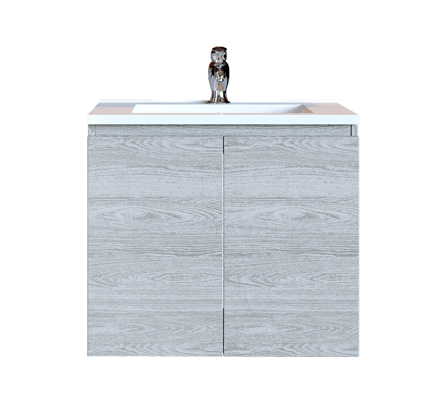 Έπιπλο Μπάνιου 100 εκ. με Νιπτήρα Χρώμα Canyon Greyish Sanitec Alba A 100