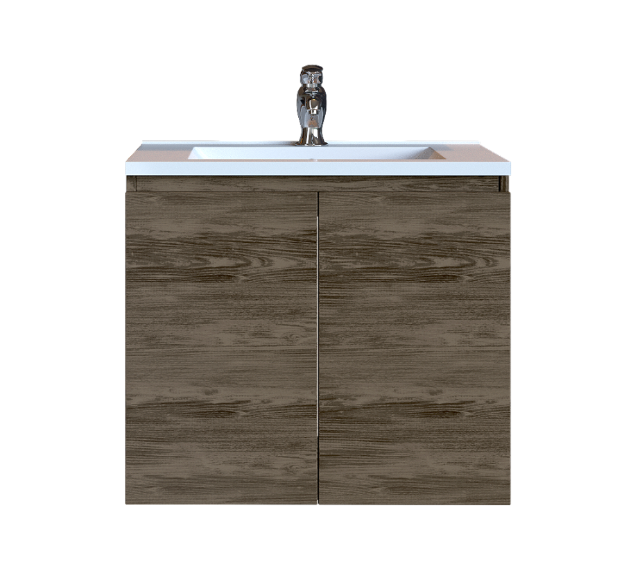 Έπιπλο Μπάνιου 80 εκ. με Νιπτήρα Χρώμα Anziano Grey Sanitec Alba A 80