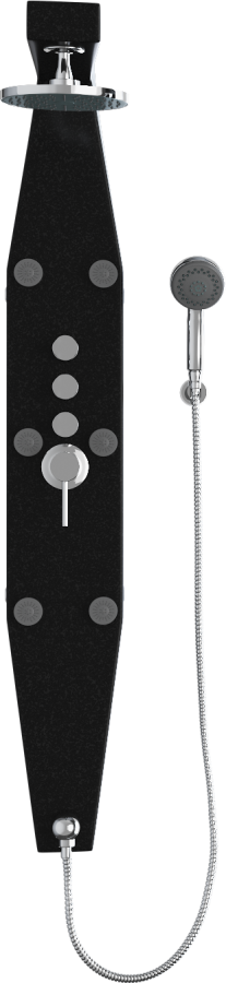 Sanitec A 801 Στήλη Ντους A-801-22-Metallic-Space