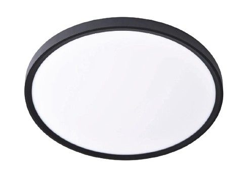 Πλαφονιέρα οροφής LED 60W 3CCT by switch on base σε μαύρη απόχρωση D:75x2,5cm 42036-AA-Black