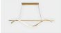 SE LED 100 ONDAS PENDANT GOLD 23W 3CCT WITH MEMORY 2 YEARS WARRANTY Α1 HOMELIGHTING 77-50451