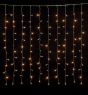 240Led Σταθερή Συμμετρική Κουρτίνα Με Επέκταση Ip44 200 x 100(h)cm ,Με Διάφανο Καλώδιο/Θερμό Λαμπάκι (Kelvin: 2.500 - 3.000) Lianos 60276