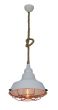 HL-230SG-1P CECROPIA RELIEF WHITE & COPPER MAT PEN HOMELIGHTING 77-3006