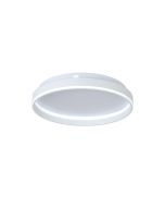 InLight Πλαφονιέρα οροφής LED 65W 3CCT από λευκό μέταλλο και ακρυλικό D:50cm 42032-White