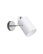 KQ 2654/1 SHIRO CHROME AND WHITE WALL LAMP Δ4 HOMELIGHTING 77-8099