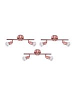 SE 140-C2 (x3) Saba Packet Copper adjustable spotlight+ HOMELIGHTING 77-8844