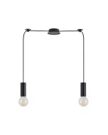 SE21-BL-4-BL2 ADEPT TUBE Black Pendant+ HOMELIGHTING 77-8479