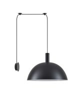 SE21-BL-4-NM1W-MS50 ADEPT TUBE Black Matt Wall Lamp Black Metal Shade+ HOMELIGHTING 77-8822