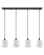 SE21-BL-B10-4BL-SH1 ADEPT PENDANT White Shade Pendant+ HOMELIGHTING 77-9021