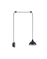 SE21-BL-B10-BL1W-MS3 ADEPT PENDANT Black Metal Shade+ HOMELIGHTING 77-9051