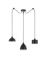 SE21-BL-B10-BL3-MS123 ADEPT FLEX Black Metal Shade Pendant+ HOMELIGHTING 77-8959
