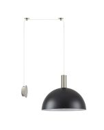 SE21-NM-4-NM1W-MS40 ADEPT TUBE Nickel Matt Wall Lamp Metal Shade+ HOMELIGHTING 77-8807