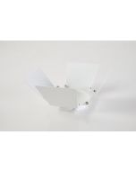 ZUMO-AOF-18W-WH-3PH ZUMO 18W ACCESSORY OF FINS WHITE 3PHASE 9x9x12cm hole size : 66mm HOMELIGHTING 77-9128
