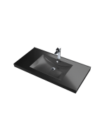 Έπιπλο Μπάνιου 100 εκ. με Νιπτήρα Χρώμα Canyon Greyish Sanitec Alba B 100