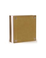 Απλίκα Τετράγωνη IP64 110x110x40mm Led Αλουμίνιο Μπρονζέ Lightup 142.B