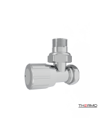 Βαλβίδα (τμχ) 1/2" Θερμαινόμενης Πετσετοκρεμάστρας Chrome VAN-100