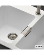 Βαλβίδα με Υπερχείλιση για Νεροχύτη Γρανίτη Schock 15290 Inox  629345-110