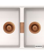 Βαλβίδες με Υπερχείλιση για Νεροχύτη Γρανίτη Schock 15295-30290 Copper  629372-222