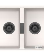 Βαλβίδες με Υπερχείλιση για Νεροχύτη Γρανίτη Schock 15295-30290 Gunmetal  629372-411