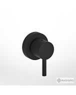 Εκτροπέας 3 εξόδων για εντοιχισμένο σύστημα ντουζιέρας, Eurorama Klint, Tonda, Slot Black Matt R4751-400