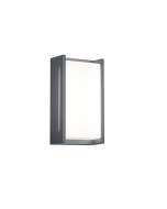 Επιτοίχια Απλίκα Ανθρακί 12xH23cm Εξ.Χώρου IP54 LED 2x4w 3000K 2x500lm Trio Lighting Indus 227360142