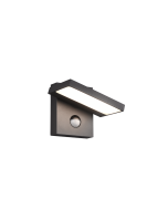 Επιτοίχια Απλίκα Ανθρακί 15xH12cm Εξ.Χώρου IP54 LED 8w 3000K 1000lm Sensor Motion Trio Lighting Horton 226369142