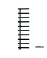 Θερμαινόμενη Πετσετοκρεμάστρα μπάνιου Inox ACCENT  176x50 Silk Black ACC17650-401