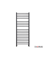 Θερμαινόμενη Πετσετοκρεμάστρα μπάνιου Inox BELLAVIA  120x50 Silk Black BEL12050-401