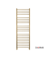 Θερμαινόμενη Πετσετοκρεμάστρα μπάνιου Inox BELLAVIA  150x50 Brushed Brass(Gold) PVD BEL15050-211