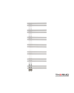 Θερμαινόμενη Πετσετοκρεμάστρα μπάνιου Inox SOLO 120x50 polished SOL12050-110