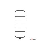 Θερμαινόμενη Πετσετοκρεμάστρα μπάνιου Inox SPARK 120x45 Black Brushed PVD SPA12045-411