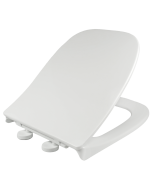 Κάλυμμα Λεκάνης Slim Soft Close Λευκό Πλαστικό Oπές 8-17εκ.  Μ40-45 εκ. Π36εκ. Fiesta Catalano 0341